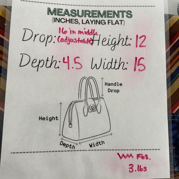 Fossil | Key-Per Multi Color Chevron Messenger Bag - Picture 11 of 11